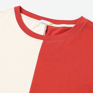 T-shirt 100% coton personnalisé et durable pour usage quotidien Tissu doux et confortable Col rond unisexe Logo personnalisable - Product Image 5