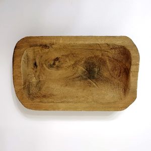 Bol à pâte en bois décor bol en bois vintage sculpté à la main décor à la maison pour centre de table à manger, salon, décor de cuisine - Product Image 6