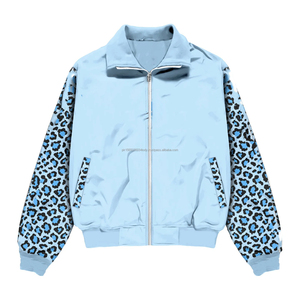 Survêtements coupe-vent personnalisés à col montant pour hommes, ensemble deux pièces en nylon imperméable avec fermeture éclair pour garçons, vente en gros - Product Image 6