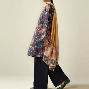 Conjunto de Vestido Tradicional Personalizado de la Colección de Invierno para Mujer, Traje de Diseñador Pakistaní de 3 Piezas en Talla Adulta - Product Image 5