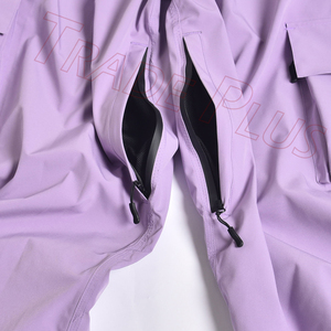 Pantalón de esquí profesional para exteriores, ropa de calle, múltiples bolsillos, pantalones Cargo con cordón para hombre, pantalones de nieve holgados con ventilación - Product Image 6