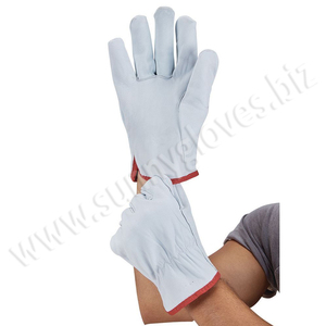 Goatskin Leather <b>Driver</b> <b>Gloves</b> Fur Lining Insulated Leather Working <b>Driver</b> <b>Gloves</b> - Product Image 1