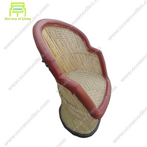 Fabricant de chaises en rotin de bambou Chaise Sarkanda en bambou beige écologique Chaise au design élégant pour le salon et le jardin - Product Image 5