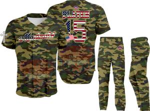 Conjunto de pantalones de béisbol y softbol personalizado último diseño transpirable e impreso bajo MOQ para jugadores - Product Image 3