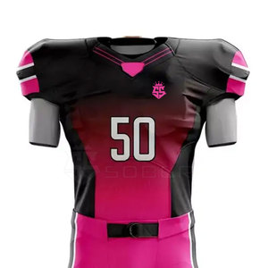 Uniforme de fútbol americano de talla grande superventas de 2024, diseño transpirable con nombre de equipo, MOQ bajo, Conjuntos recién llegados - Product Image 3