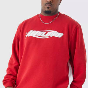 Último precio Oversize Men Training Sweat Suit Nueva llegada Ecológico Hombres Impreso Chándal apilado - Product Image 3