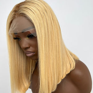 วิกผมแท้แบบ Remy ผมต่อผม613สีบลอนด์ยาวถึงไหล่ผมมนุษย์100% เวียดนาม - Product Image 1