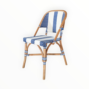 Chaise de bistrot durable de style industriel antique en rotin, mobilier d'extérieur pour la maison et l'hôtel - Product Image 2