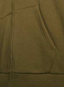 Sweat-shirt à capuche zippé streetwear d'hiver, col montant, pull en tissu gaufré, sweat-shirt en polaire pour homme, personnalisable, séchage rapide - Product Image 4