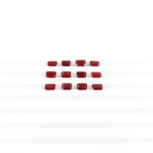Rubis naturels de Bangkok, taille émeraude, octogones calibrés, 3x5mm, 4x6mm, polyvalents pour la fabrication de bijoux, rouge, jaune, vert, bleu - Product Image 4