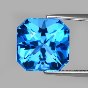 Topacio Azul Natural de Calidad Superior, Gema Suelta Hecha a Mano, Color Azul Cielo, Corte Cojín, 3-5 Quilates, Anillos de Mehrajudin Gems - Product Image 1
