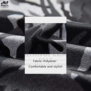 ชุดวอร์มลายพรางผู้ชายแบบกำหนดเอง ผ้าฝ้ายผสมโพลีเอสเตอร์ พร้อมโลโก้และดีไซน์ตามสั่ง ชุดวอร์มลายพรางแบบมีซิปสำหรับผู้ชาย - Product Image 2