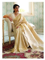 Sari de soirée, look de mariage indien de rêve, soie Kanchipuram, dernier design, coton Banarasi avec blouse, femme, ODM, adultes, imprimé