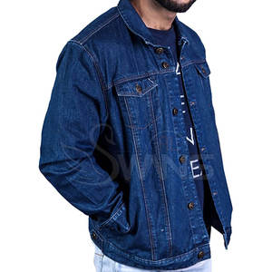 Vestes en jean pour hommes de haute qualité, style streetwear, 100% coton, coupe slim, respirantes, fabriquées au Pakistan - Product Image 5