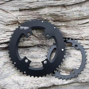 Plato de 110 BCD para Bicicleta de <span class=keywords><strong>Carretera</strong></span> <span class=keywords><strong>Shimano</strong></span> <span class=keywords><strong>105</strong></span> 5800 6800 DA9000 48/35T 50/34T 52/36T 53/39T 54/40T 2X - Product Image 3