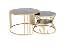 Gran oferta, nuevos muebles hechos a mano para el hogar, mesa de centro de Metal, almacenamiento, decoraciones decorativas de forma redonda, Fabricante Mayorista exportador - Product Image 2