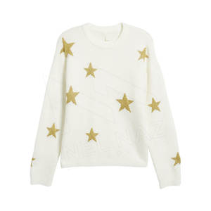 Pull d'hiver tricoté personnalisé de haute qualité pour femmes tricots respirants dans un style décontracté - Product Image 1