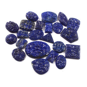 Paire de pierres précieuses fluorite ovale coupe produit en vrac naturel fait à la main 100 pièces pour la fabrication de bijoux - Product Image 4