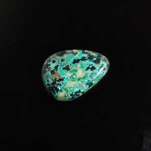 Gema de Azurita semipreciosa de primera calidad, cabujón natural, piedras sueltas con un aspecto y forma impresionantes para la fabricación de joyas. - Product Image 1