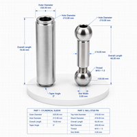 Visserie usinée CNC sur mesure : Vis à bille, Écrou d'extension hexagonal OEM, Vis filetée, Entretoise à bride et Vis à épaule - Vente en gros usine