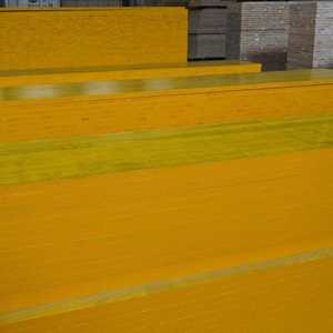 Panel de Encofrado Amarillo Impermeable de 21 mm y 27 mm, Paneles de Núcleo E0 de 3 Capas con Abeto de Abeto Grueso para Encofrado de Villas - Product Image 5