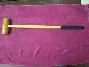 Best Wooden <b>Croquet</b> <b>Set</b> with Cotton Bag for Outdoor and Indoor Gaming Durable Wood Key Chains for Play - Product Image 3