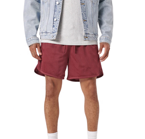 Short en maille Vente en gros Short en maille confortable Short en maille taille élastique pour adulte - Product Image 2