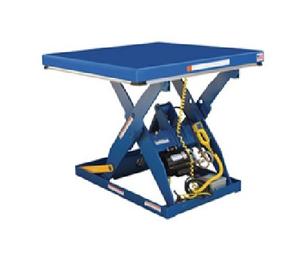 Oferta de descuento: Mesa elevadora de tijera eléctrica con control manual y de pedal, 48x36 pulgadas, capacidad de 2200 lb, en la nueva categoría de mesas elevadoras fijas. - Product Image 3