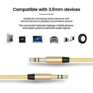GEZI CB-073-3 3,5 MM 3M In/Out Cable de audio y video Color dorado para aplicaciones informáticas - Product Image 6