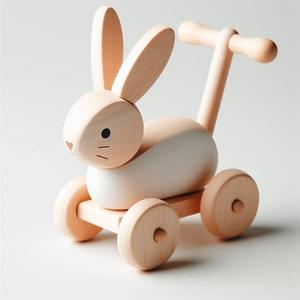 Juguete de Andador de madera para caminar temprano, diseño educativo para niños, plástico plegable, bebés, niños, certificado EN - Product Image 2