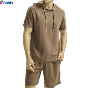 Nouveauté, ensembles de survêtement pour hommes en grande taille personnalisés, ensembles de survêtement à manches courtes, vêtements de sport, ensemble décontracté d'été - Product Image 1