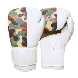Nouvelle arrivée Gants de boxe en cuir durable imprimés Équipement d'entraînement pour une utilisation en extérieur - Product Image 1