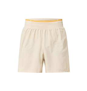 Shorts de sport en maille personnalisés pour hommes, respirants, grandes tailles, avec logo personnalisé, taille mi-haute, couleur unie, été, anti-plis - Product Image 1