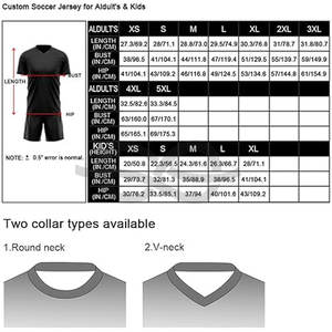 Camiseta de fútbol deportiva transpirable de poliéster liso personalizada para hombre, conjuntos de uniformes de fútbol, conjunto de camisetas de fútbol, conjunto completo de kits de fútbol - Product Image 6