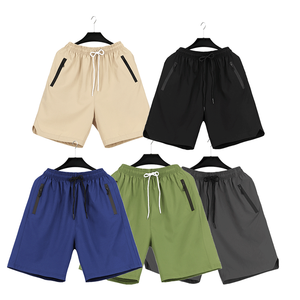 Shorts pour hommes sur mesure couleur unie Style High Street Fabriqué au Pakistan Tissu en coton en vente Shorts pour hommes décontractés - Product Image 5