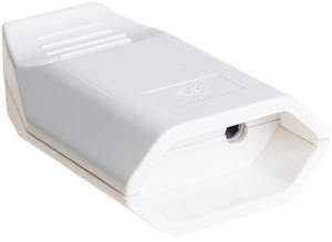 Base aerea bipolare senza TT bianca 10A 250V in termoplastica (Solera 7627-U) (Borsa sospesa) - Product Image 1