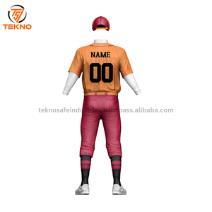 Uniforme de béisbol personalizado de la mejor calidad, uniforme de béisbol de softbol con botones para jóvenes sublimados de diseño personalizado al por mayor - Product Image 6