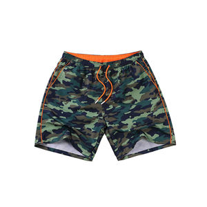 Vente en gros de shorts de bain à séchage rapide pour hommes, taille moyenne, pour entraînement de fitness, shorts de bain pour la plage, motifs imprimés - Product Image 2