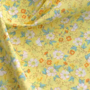 Manufacturer's Heavyweight <b>Small</b> Floral Cotton Poplin Soft Breathable Fabric for Children Cotton Poplin Fabric - Product Image 3