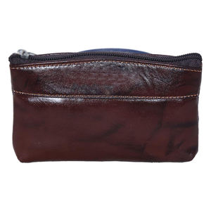 Portefeuille en cuir de luxe pour femmes avec fermeture à glissière RFID et style pochette courte avec doublure en polyester - Product Image 1