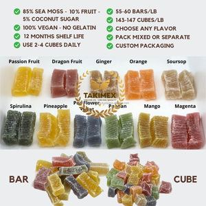 Bonbons à la mousse de mer irlandaise biologique moins de sucre Bonbons à la mousse de mer séchée nutritive pour adultes et enfants Sac emballé - Product Image 2