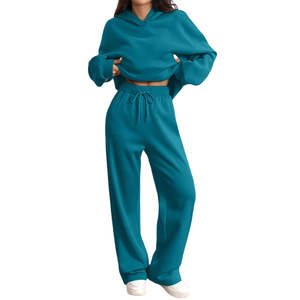 Nuevo Chándal Holgado de Moda para Mujer, Chándales Ligeros de Invierno, Hombros Caídos, Chándal Personalizado de Talla Grande - Product Image 5