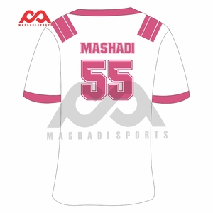 Maillot de football américain pour homme à manches courtes, impression par transfert thermique, respirant, grande taille, anti-transpiration, extensible, pour supporter - Product Image 3