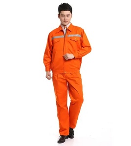 Servicio OEM Nueva cinta unisex Campos de trabajo de construcción Uso especial Naranja Vietnam Azul Rojo Reflectante Fregador Uniforme de ropa de trabajo - Product Image 4