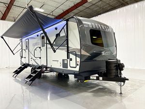 Modern design mini lite Aluminum teardrop caravan 4 to 6 person travel trailer Slide out <b>kitchen</b> option - Product Image 1