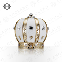 Vente en gros de couvercles de parfum en plastique, couvercle de luxe en forme de couronne, bouchon de parfum