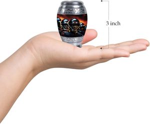 Urnes de football en métal pour cendres humaines Homme adulte pour cendres Urnes funéraires masculines pour cendres humaines adultes Mini urne de taille personnalisée - Product Image 2