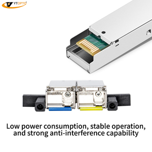 YTOPTO Módulo Transceptor <span class=keywords><strong>de</strong></span> Fibra Óptica BIDI SFP Tx1490nm/Rx1550nm 1.25Gbps 80km SC/LC DDM Compatible con <span class=keywords><strong>Cisco</strong></span>/Mellanox/Juniper - Product Image 3