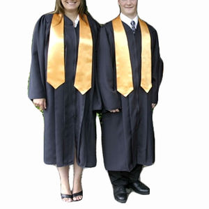 Toga y Birrete de Graduación Negros con Borla 2025, Uniforme Escolar, Muestra de Toga de Graduación, Ceremonia Universitaria Clásica - Product Image 5