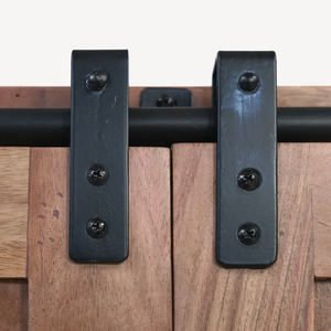 Aparador grande moderno de madera y metal de 200 cm para dormitorio, sala de estar, uso en hotel-Osaka - Product Image 3